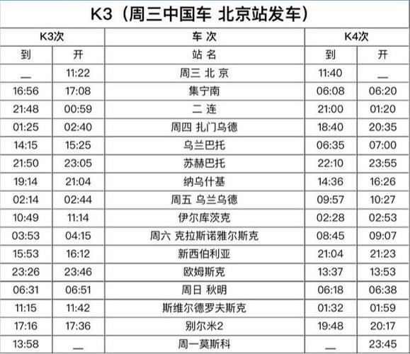 k3列车时刻表经过站-k3列车时刻表经过站地图