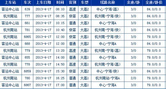 汽车时刻表及票价查询_汽车时刻表及票价查询软件